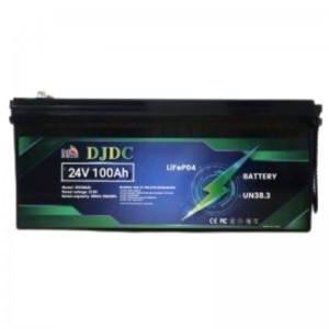 Djdc 100AH 24V Lithium Iron Phosphate Battery