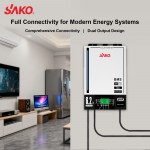 SAKO Sunpolo King 6.2kW 48V On Grid Off Grid MPPT Solar Inverter